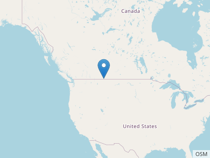 Locations where Acrotholus fossils were found.