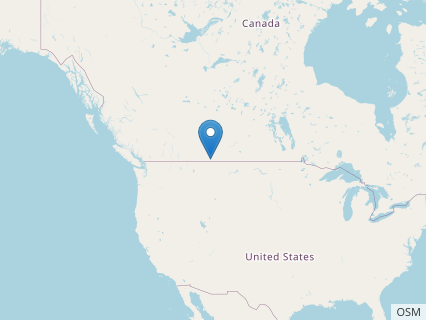 Locations where Albertadromeus fossils were found.