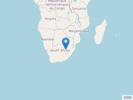 Locations where Arcusaurus fossils were found.