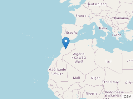 Locations where Atlasaurus fossils were found.