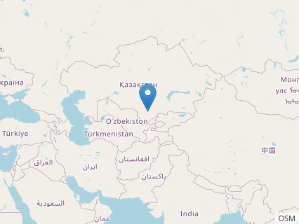 Locations where Batrachognathus fossils were found.