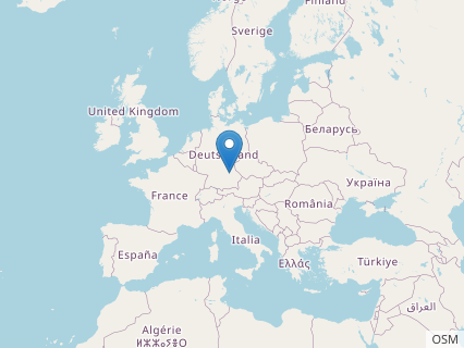 Locations where Bellubrunnus fossils were found.