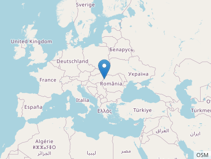 Locations where Bihariosaurus fossils were found.