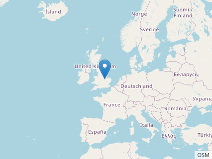 Locations where Callovosaurus fossils were found.