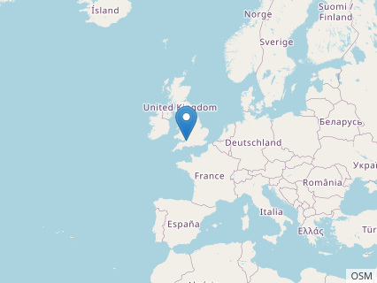 Locations where Cardiodon fossils were found.