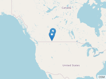 Locations where Coronosaurus fossils were found.