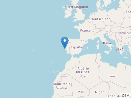 Locations where Dracopelta fossils were found.