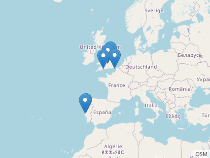 Locations where Duriatitan fossils were found.