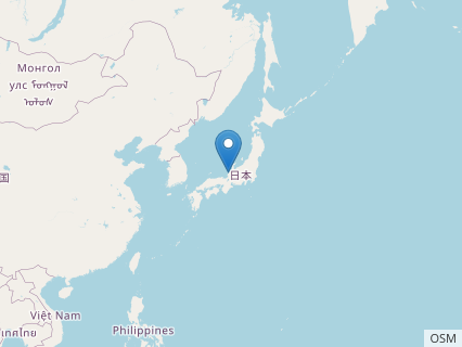 Locations where Fukuititan fossils were found.