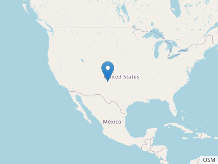 Locations where Gojirasaurus fossils were found.