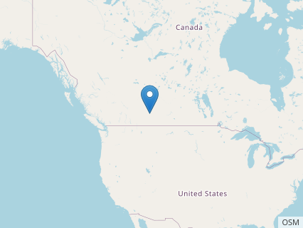 Locations where Hanssuesia fossils were found.