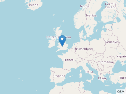 Locations where Iliosuchus fossils were found.