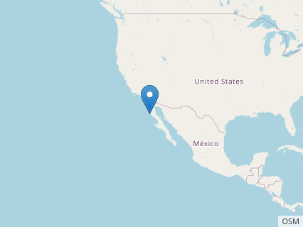 Locations where Magnapaulia fossils were found.