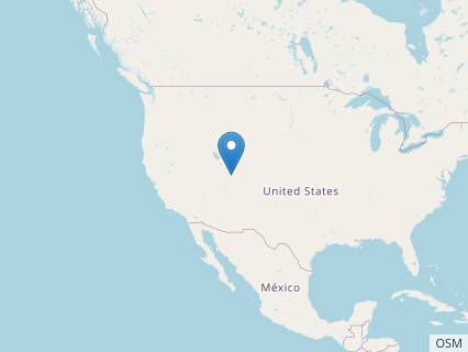 Locations where Moabosaurus fossils were found.