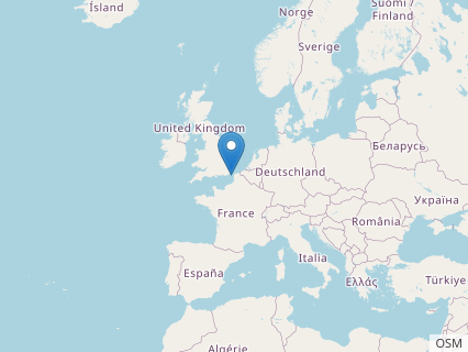 Locations where Neosodon fossils were found.