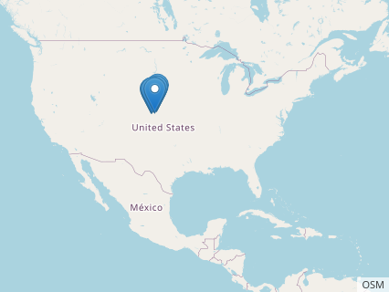 Locations where Nyctosaurus fossils were found.