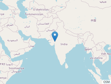 Locations where Rahiolisaurus fossils were found.