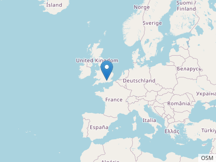 Locations where Regnosaurus fossils were found.