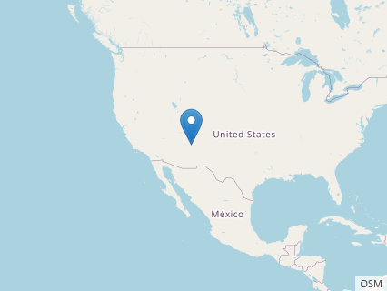 Locations where Suskityrannus fossils were found.